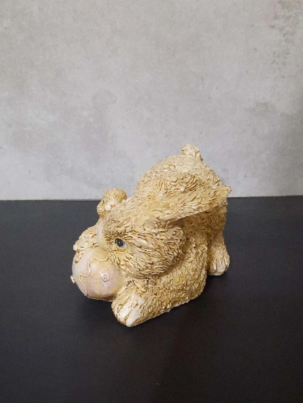 Beige Bunny Figurine with Decorative Egg - Picture 3 of 7